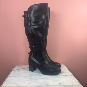BareTraps Gyllian Tall Boots Heeled Boots Knee High Faux Leather Women’s 7.5